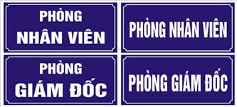 Biển phòng mica